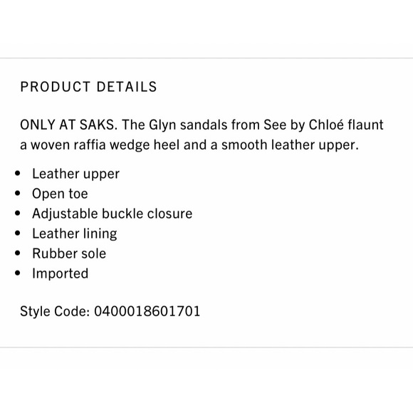 SEE BY CHOLE “GLYN LEATHER EDGE ESPADRILLE” - Picture 6 of 7